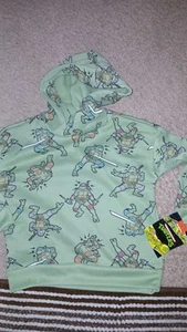 TEENAGE MUTANT NONJA TURTLES-PULL-OVER HOODIE -NEW/TAGS- SIZE 4 - Picture 1 of 7