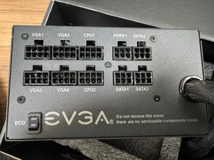 EVGA 750 Gq 80 Gold Plus Fully Modular Power Supply Excellent condition - Picture 1 of 10