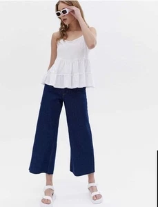 Loft Blouse Sleeveless Pullover Tank, Ruffles, Women’s Size L vest camisole - Picture 1 of 12