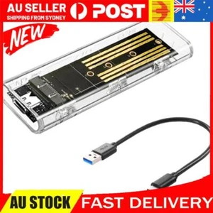 M.2 NGFF SATA Type C USB 3.1 Hard Disk Case 10Gbps for 2230/2242/2260/2280 - Afbeelding 1 van 12