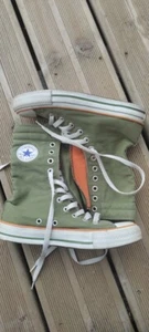 Converse Chuck Taylor All-Star XHI Green 1P578 Kaki Orange Montante T 36 - Foto 1 di 6
