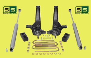 4" / 2" Lift Kit Spindles/Lift Blocks/ 2 Rear Shocks FOR 01 - 10 Ford Ranger 2WD - Picture 1 of 1