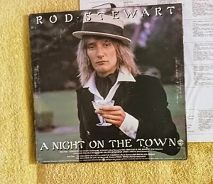 Rod Stewart A Night on The Town 1976 LP Record Warner Bros Records V,exC,ex - Picture 1 of 4