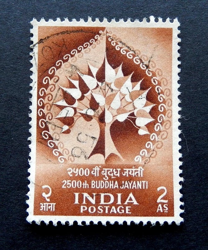 Indian stamp 1956   / Buddha Jayanti  - Imagem 1 de 1