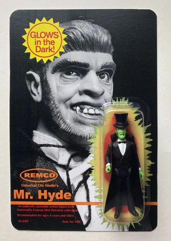 Custom made Mr Hyde Remco Mini Monster 3 3/4 Vintage Style Action Figure Cover