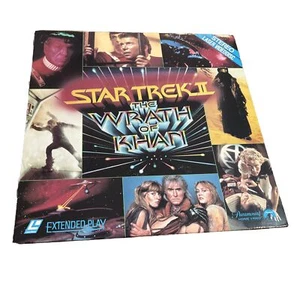 Star Trek II The Wrath of Khan, Laserdisc Paramount, Shatner, Nimoy, Alley - Imagen 1 de 3