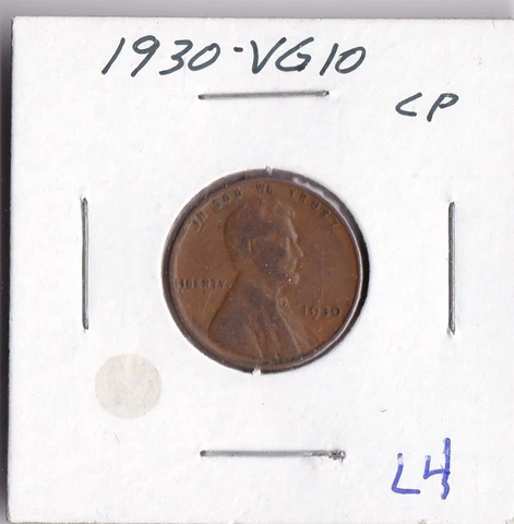 1930 Lincoln Cent L4 Cover