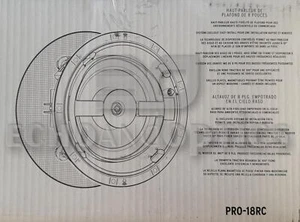 Klipsch PRO-18-RC Pro Series 8" In-Ceiling Speaker (Each) - Picture 1 of 3
