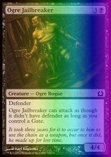 Magic the Gathering MTG Ogre Jailbreaker (72) Return to Ravnica   LP FOIL