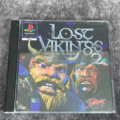 Lost Vikings 2 PS1 PlayStation 1 PAL Game - VGC w/Manual Black Label Norsewest - Image 1 of 3