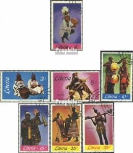 Liberia 686-692 (complete issue) used 1967 Locals Music - Picture 1 of 1