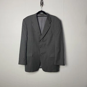 Hart Schaffner Marx Gold Trumpeter Blazer Men’s Gray Striped Size 42R. - Picture 1 of 11