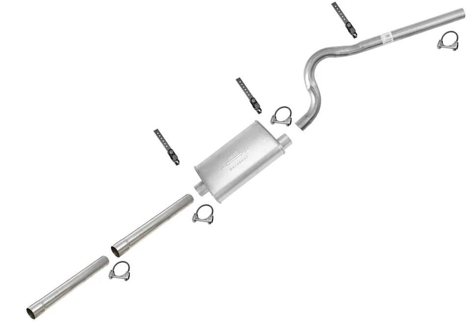 Weld On OE Style Rear Muffler Tail Pipe For Jeep CJ5 CJ7 1982 1983 1984 1986 - Image 1 of 4