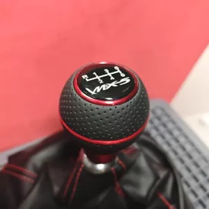 ROT LEDER MS SPORT 6G SCHALTKNAUF für MAZDA MX5 MX-5 SPORT CLUB RF NC ND NB SKY - Bild 1 von 7