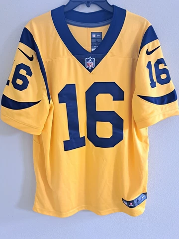 Nike LA Rams Jared Goff Color Rush Vapor Stitched Jersey Size Large Cover