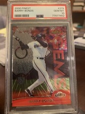 2000 Finest Barry Bonds Gems Insert  Psa 10