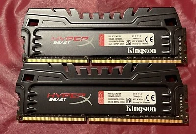 Kingston KHX16C9T3K2/16X HyperX Beast 16GB (2x8GB) DDR3-1600 PC3-12800 desktop - Image 1 of 3