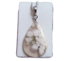 Stick Achat Cabochon Anhänger mit Clip Nr. 3550 - Bild 1 von 2