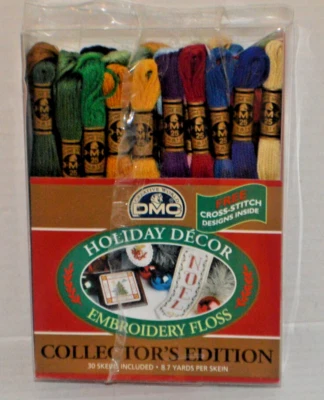 DMC Holiday Decor Embroidery Floss Collector's Edition 30 Skeins 8.7 yards/skein - Image 1 of 4