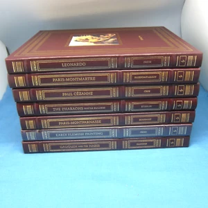Easton Press GLORIOUS ART The Most Beautiful Art Books Ever Published 7 Vol. - Picture 1 of 21