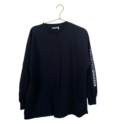 Asos Design Mujer 4 Negro Fin de Semana Colectivo Cuello Redondo Manga Larga WP284 Foto 1 de 4