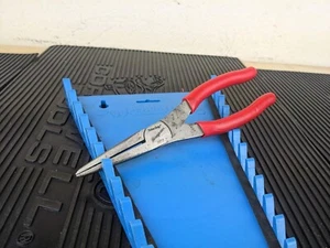 #bd068  Snap On Tools 8" Long Needle Nose Pliers 96CF Red Handle Talon Grip - Bild 1 von 14