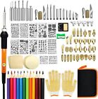 Wood Burning Kit, 110 Pieces Wood Burning Tool with Adjustable Temperature 20...