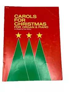 Carols for Christmas for Organ & Piano Rex Koury KK 413 Lorenz Sheet Music Book - Picture 1 of 6