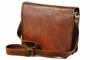 Bag Messenger Leather Shoulder Men Genuine Satchel Men's Crossbody Vintage New - Picture 1 of 6