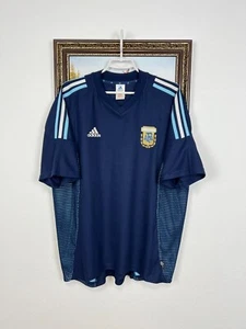 Camiseta de Fútbol Argentina Visitante 2002 Fútbol Adidas Camiseta Azul Camiseta Nacional XL - Imagen 1 de 12