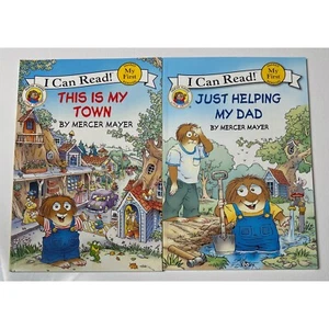 I Can Read! Little Critter This Is My Town & Just Helping My Dad Books - Picture 1 of 1