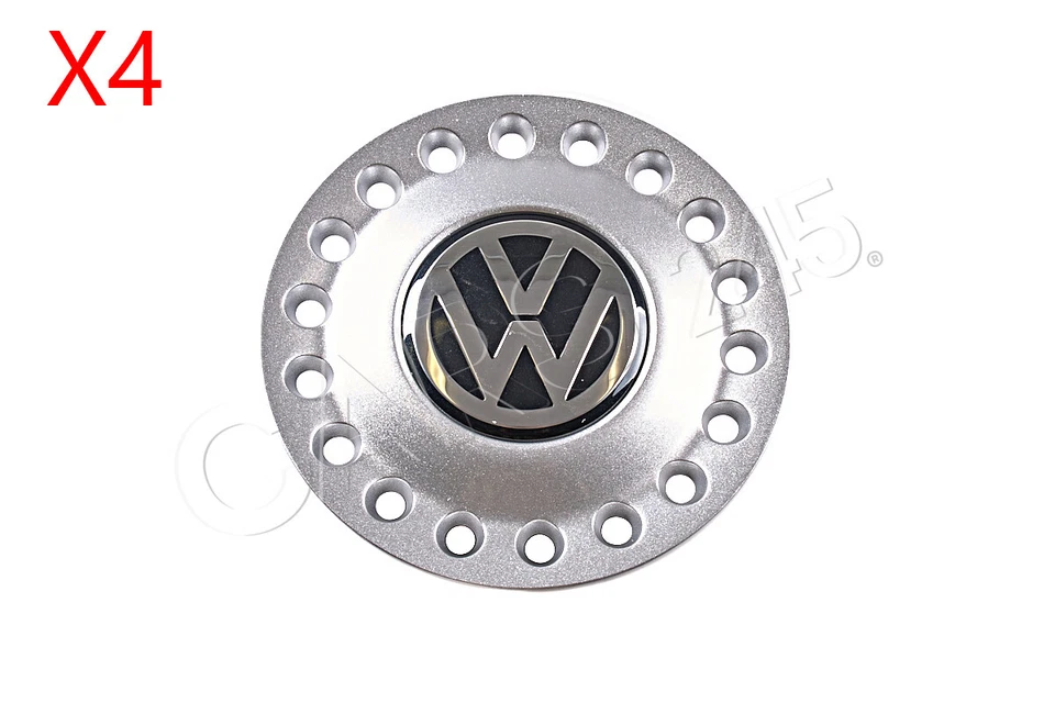 Tapacubos genuino VW Beetle 4x cromo brillante/gris dolomita 1C0601149AGRB Foto 1 de 4
