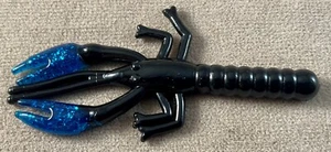 Señuelo de pesca Walleye bajo / Paquete de 12 plástico suave ZOOM LIL' Critter Craw - Imagen 1 de 2