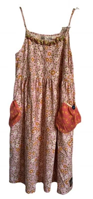 Matilda Jane Clothing Size 12 Girls Dress Pink, White, Orange Floral - Image 1 of 4