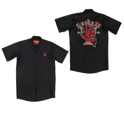 Authentic LUCKY 13 Grease Gas & Glory Workshirt M L XL XXL 3XL NEW - Image 1 of 4