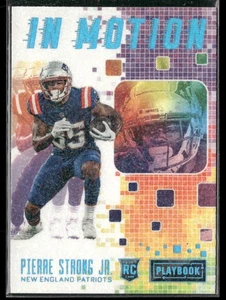 Libro de jugadas Panini 2022 #IM-39 Pierre Strong Jr. En movimiento - Imagen 1 de 2
