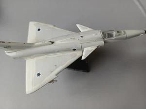 Postage Stamp Model Power Diecast Aircraft IAI Kfir Israel 1:120 - Picture 1 of 3