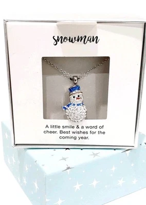 Collar Kohl's Muñeco de Nieve Tono Plata Brillante VER DESCRIPCIÓN ¡Envío Gratis! Foto 1 de 4