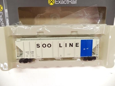Exact Rail Ho PS-2CD 4427 Covered Hopper, Soo Line 70161 - Image 1 of 2