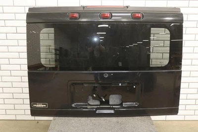 03-09 Hummer H2 SUV Rear Hatch Lid W/Glass & Clearance Lights Black (41U) Foto 1 de 4