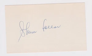 Sherm Lollar signed 3x5 index card White Sox Yankees Indians Browns - Picture 1 of 1