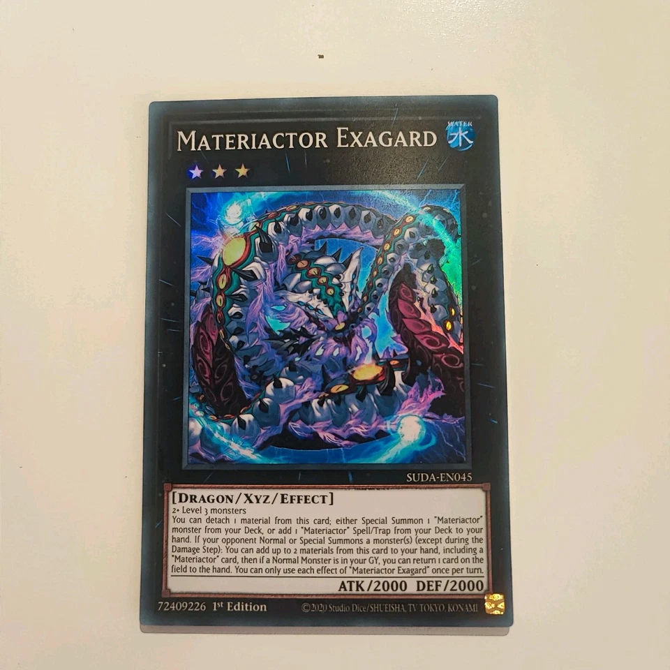 YUGIOH Materiactor Exagard- SR/XYZ SUDA-EN045 Supreme Darkness - EN/NM 1.Edition - Bild 1 von 1