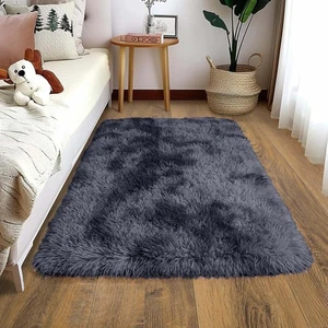 Small Bedside Rug, Area Rugs for Living Room Bedroom 2x3 feet, Soft Fluffy Sh... - Picture 1 of 7