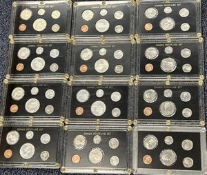 1961-1972 Canada Proof Like Coin Sets in Holders - Lot 12 - Picture 1 of 11