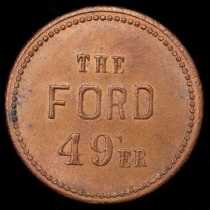 Seattle, Washington Smith-Candy, Inc The Ford 49'er Token Medal Copper 30mm - Picture 1 of 2