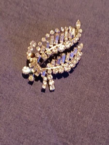 Art Deco Paste Dress Clip In Antique Dress Hooks - Picture 1 of 4