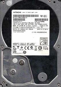 HDS5C3020ALA632, 0F12117, MNL5C0, HITACHI SATA 2 TB MAYO 2011 - Imagen 1 de 1