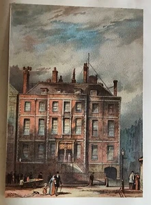 Old London C1900, Plate Print Powis House, North-West Angle of Lincoln’s Fields - Picture 1 of 2