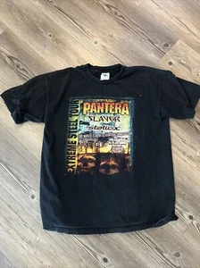Camiseta De Colección Pantera, Static X y Slayer Extreme Steel Tour 2001 Talla XL - Imagen 1 de 11