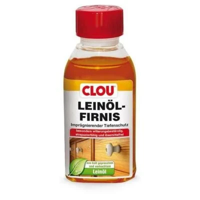 Clou Leinöl-Firnis Clou Besonders witterungsbeständiger Tiefenschutz 150ml - Bild 1 von 2